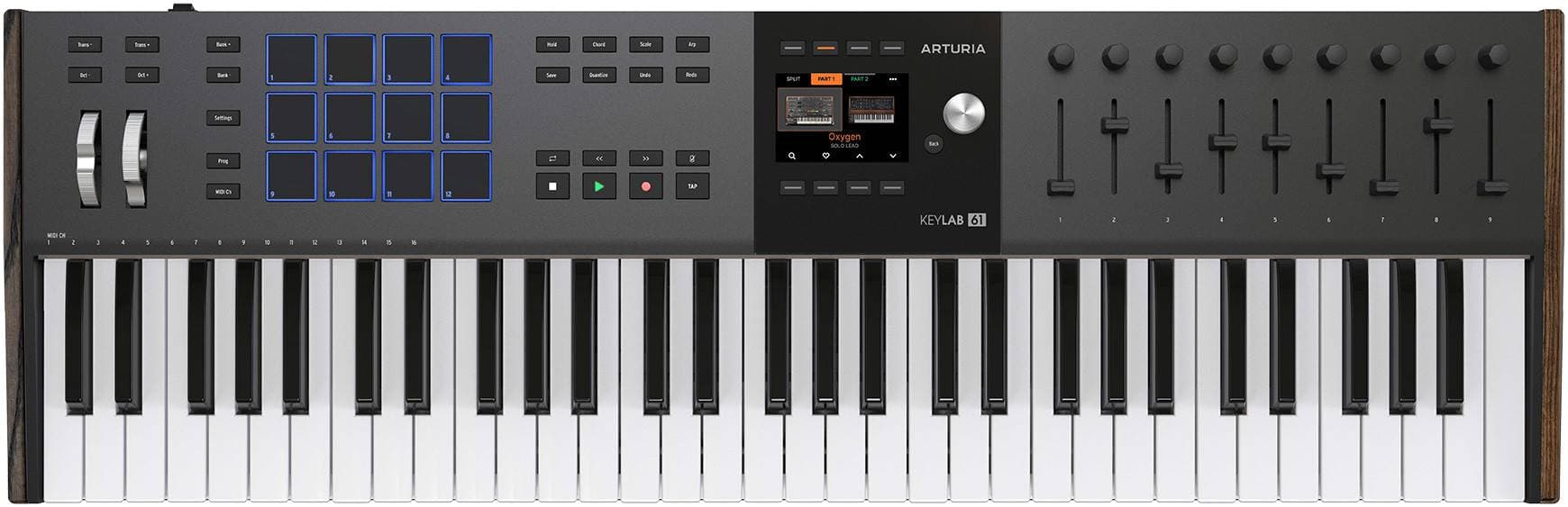 ARTURIA KeyLAB 61 MK3 Black - MIDI клавиатура 61 клавиша, полувзвешенная...