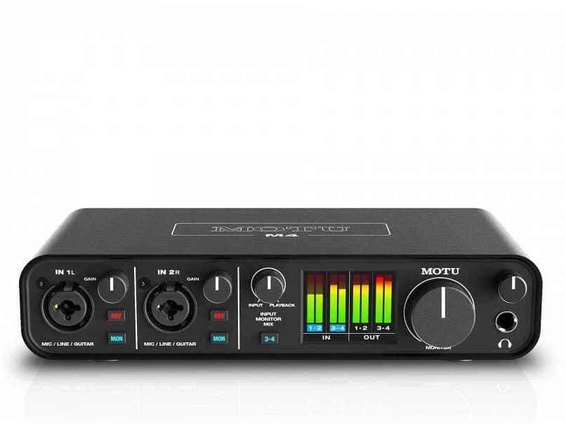 MOTU M4 - аудиоинтерфейс USB, АЦП/ЦАП: 24 бит/192 кГц, ЦАП: ESS Sabre 32...