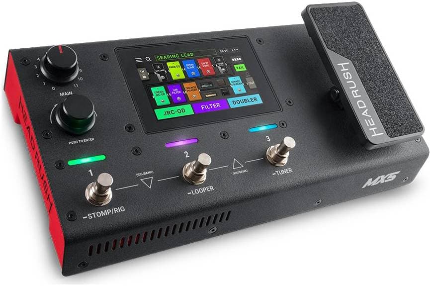 HEADRUSH MX5 - процессор эффектов, 4” сенсорный дисплей.