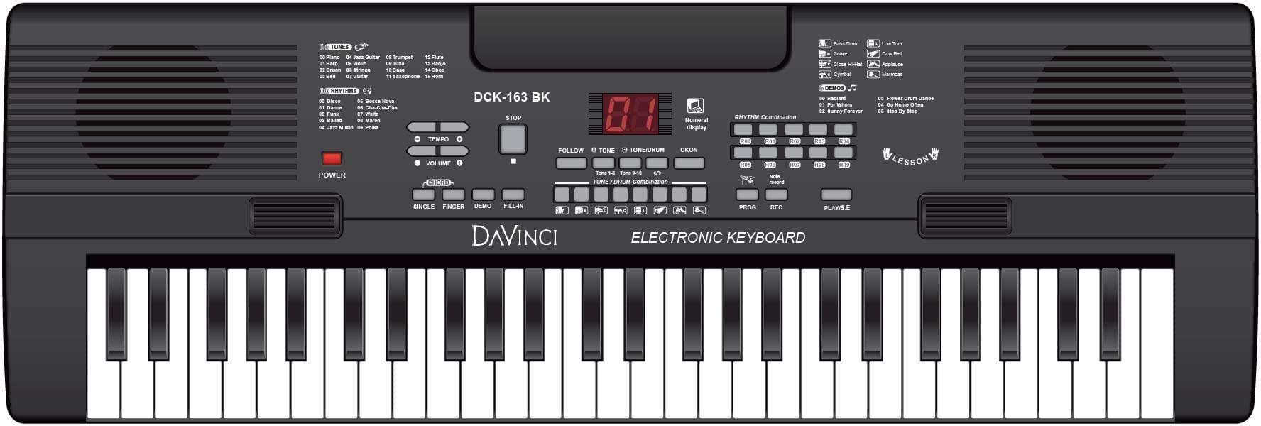 DAVINCI DCK-163 BK - Синтезатор