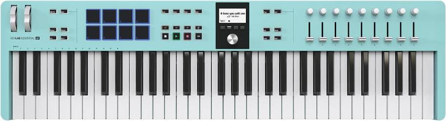 ARTURIA KeyLab Essential 61 mk3 Aquamarine Aquamarine - MIDI-клавиатура