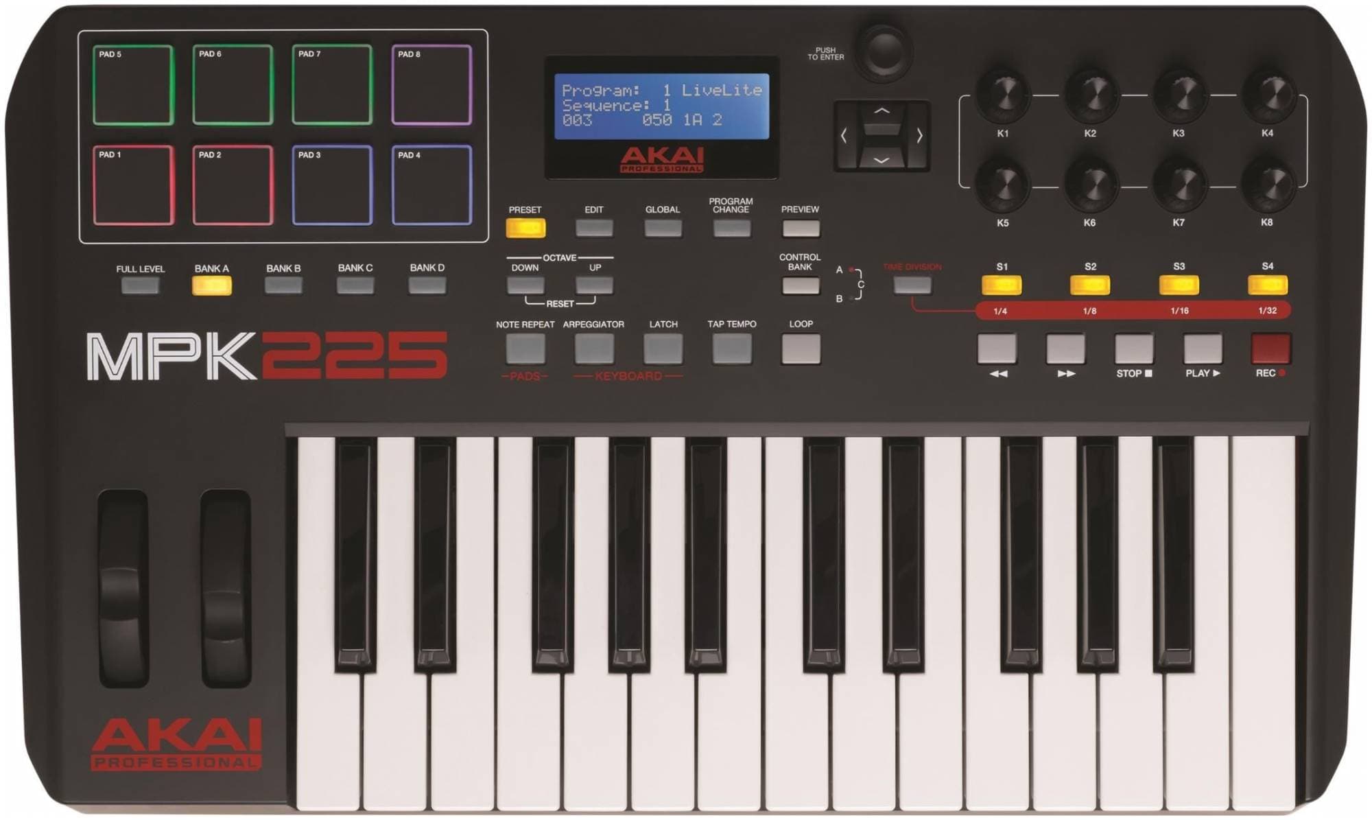 AKAI PRO MPK225 USB - MIDI-клавиатура