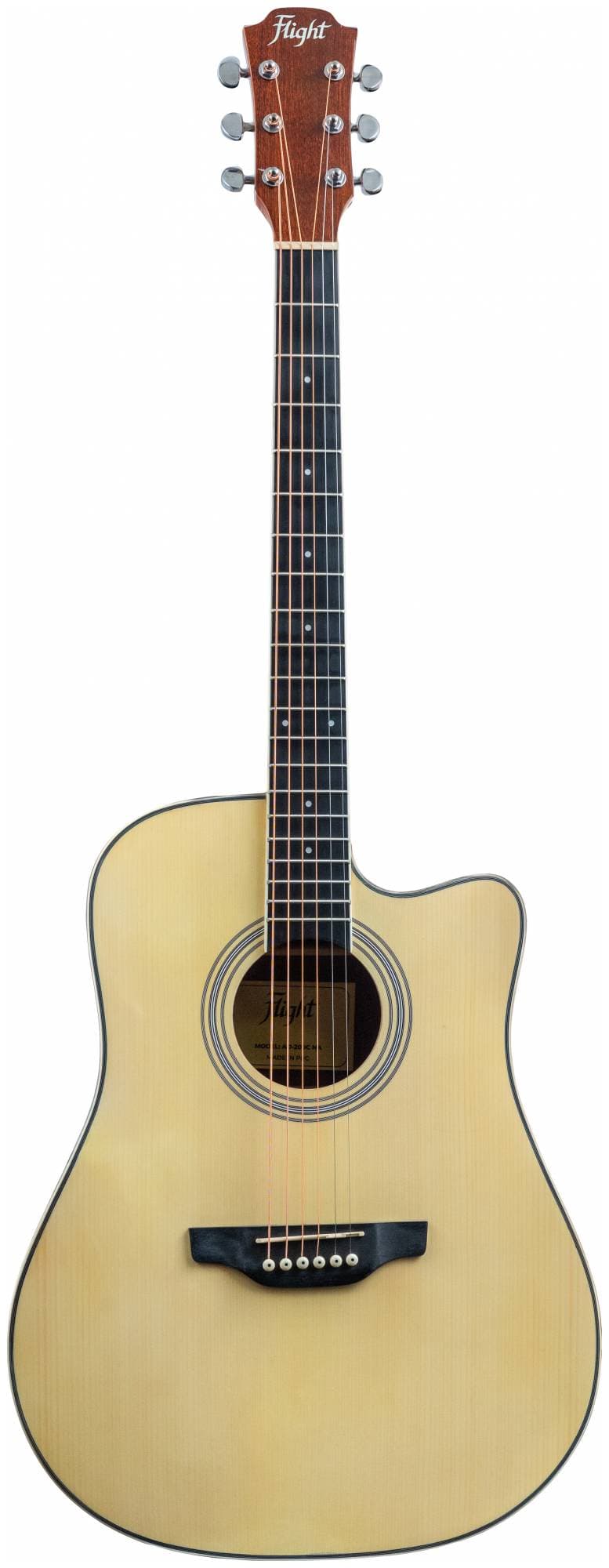 FLIGHT AD-200C NA - Гитара акустическая шестиструнная