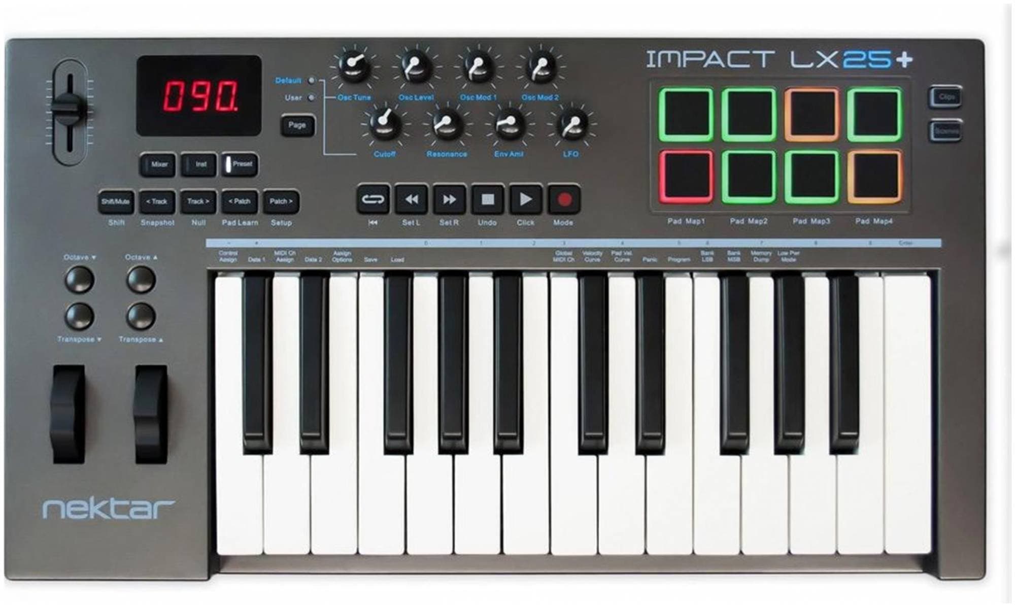 NEKTAR Impact LX 25+ - MIDI-клавиатура