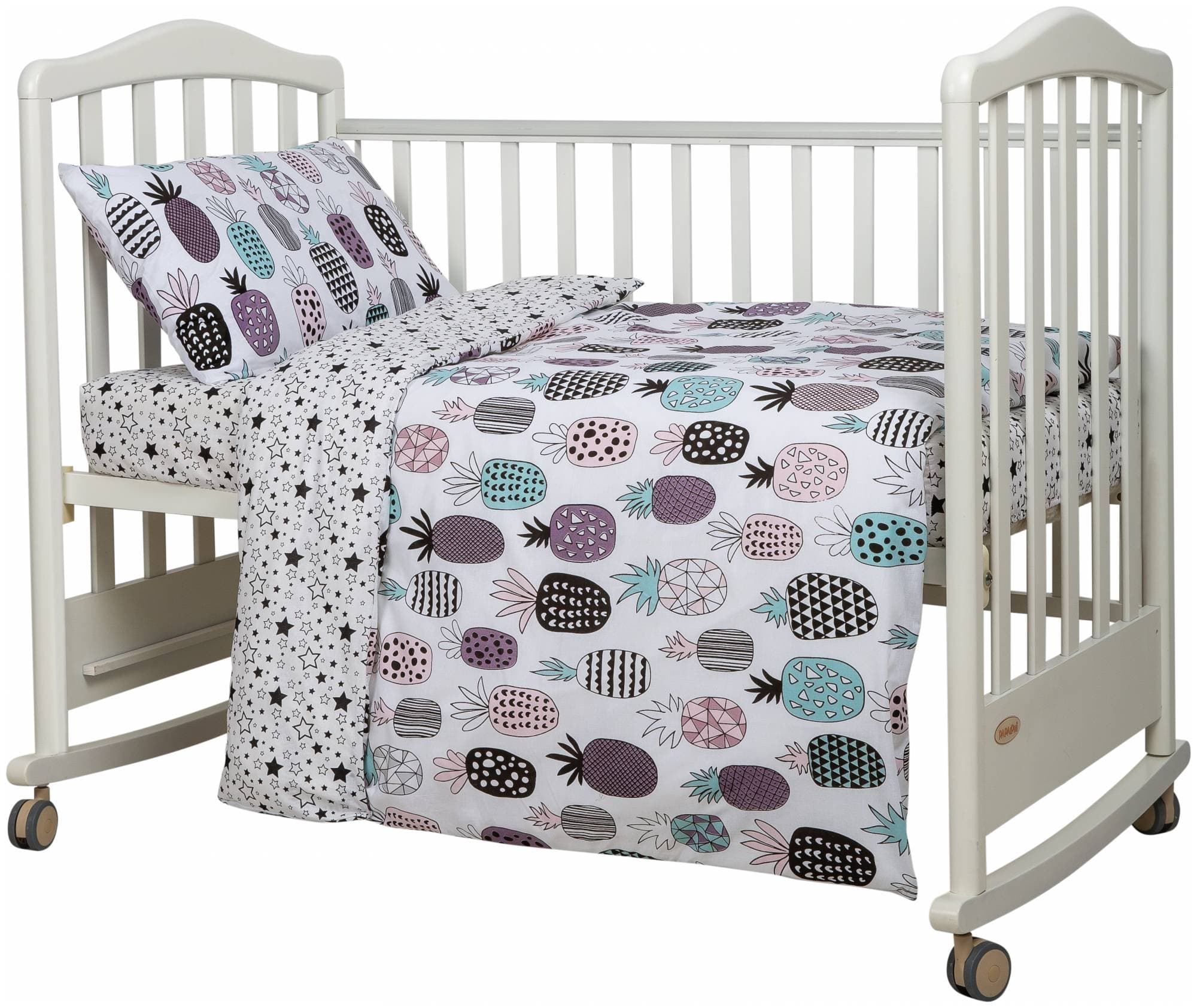 ВОМБАТИК Classic Collection Ананасики - Комплект постельного белья