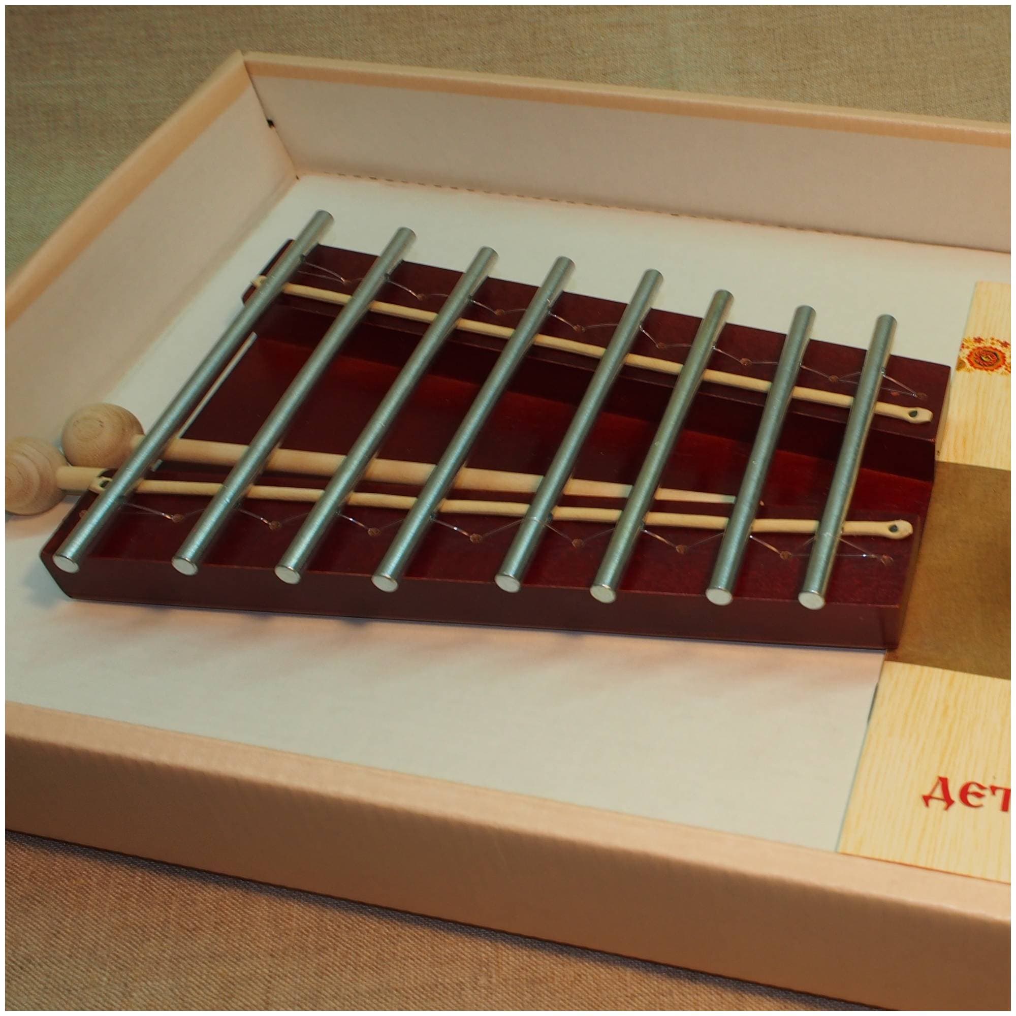 МАСТЕРСКАЯ СЕРЕБРОВА ЗЧ-МТ-6 08 - Металлофон диатонический