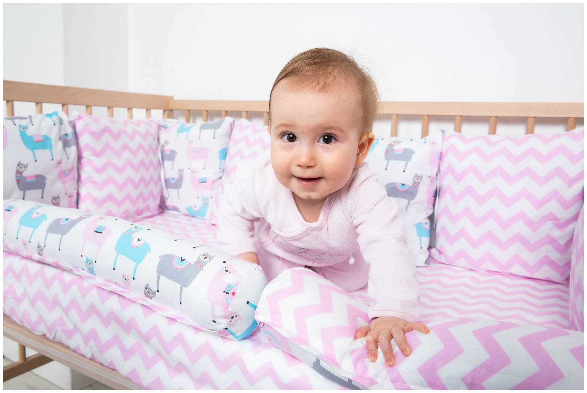 ВОМБАТИК Classic Collection Ламы - Комплект постельного белья 3 в 1 (17 предметов)