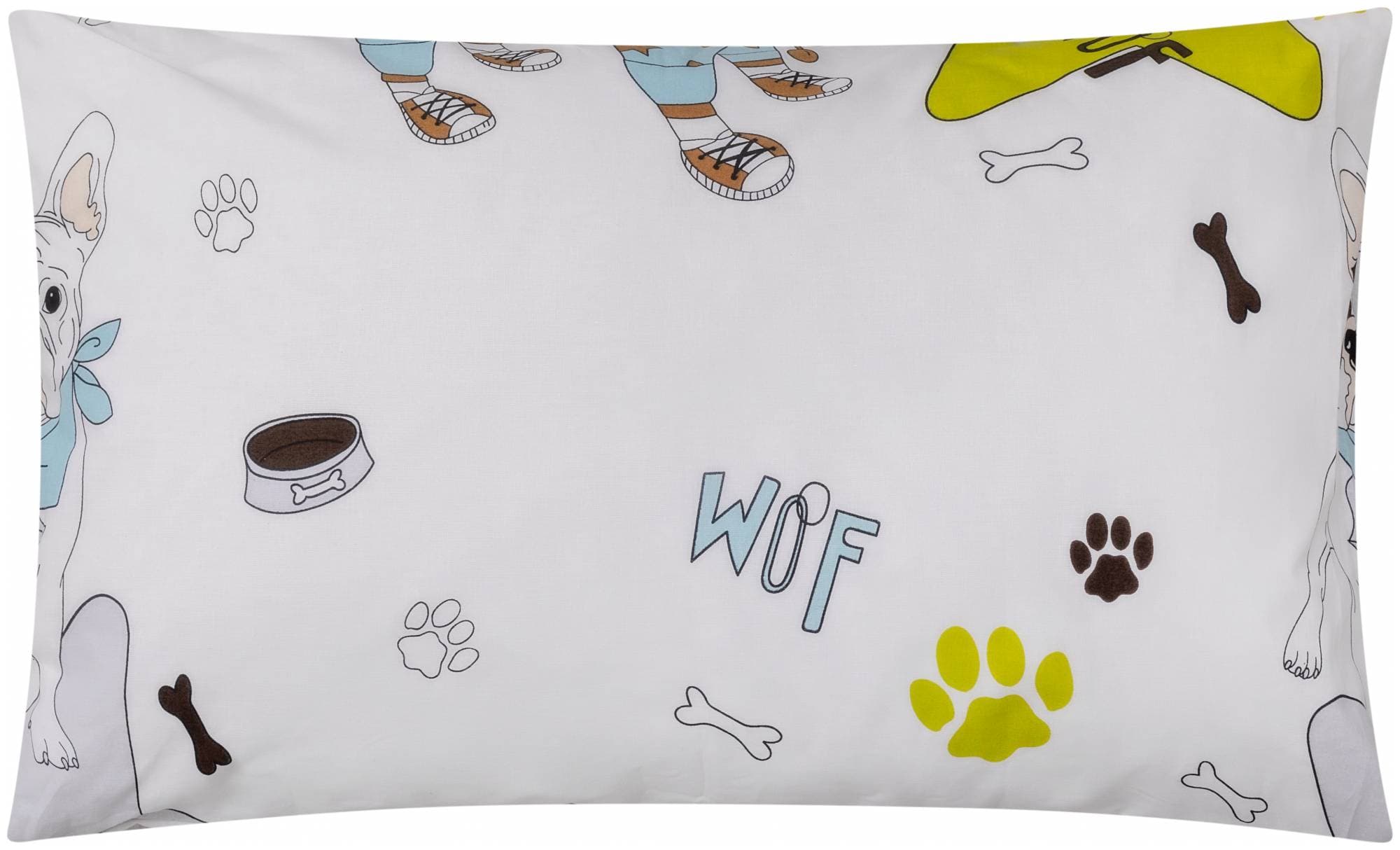 ВОМБАТИК Classic Collection Мопсы - Наволочка 50х70