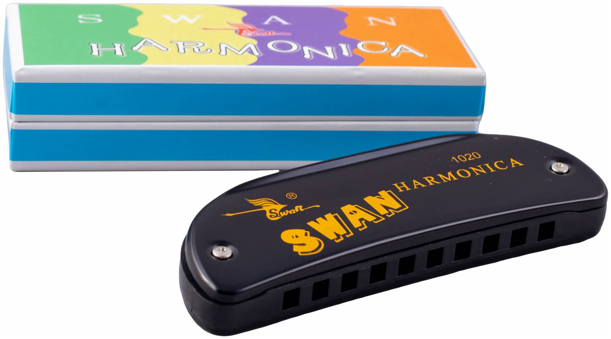 SWAN SW1020-16 BK - Губная гармоника диатоническая