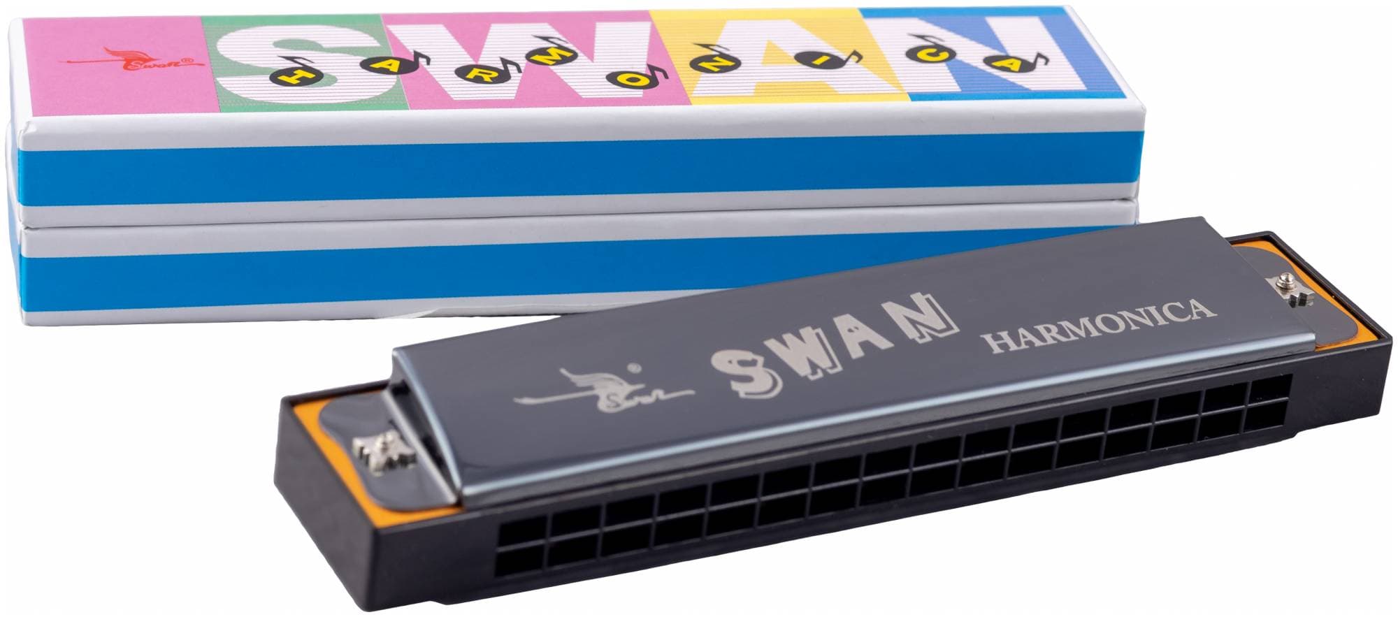 SWAN SW16-1-BK - Губная гармоника тремоло