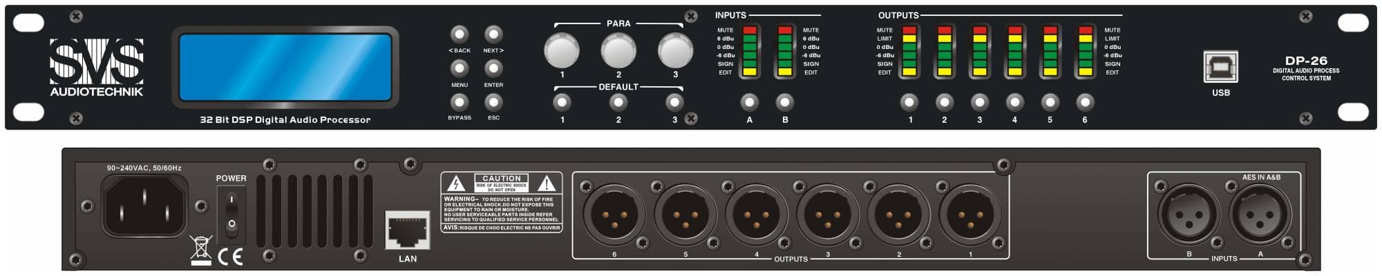 SVS AUDIOTECHNIK DP-26 - Цифровой микшер